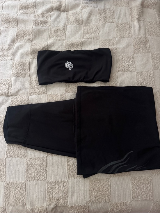 Darc Sport Other - Darc Sport Black Tube Top and Leggings Set